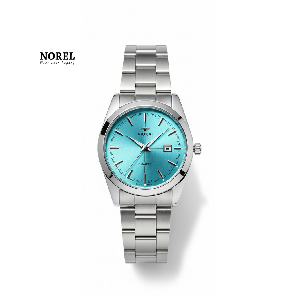 Viokai Stainless Steel Quartz Analog Watch