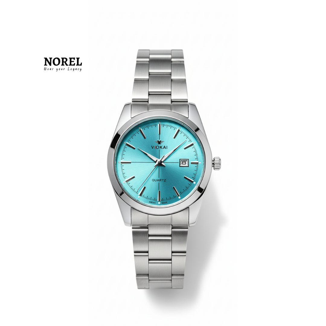 Viokai Stainless Steel Quartz Analog Watch