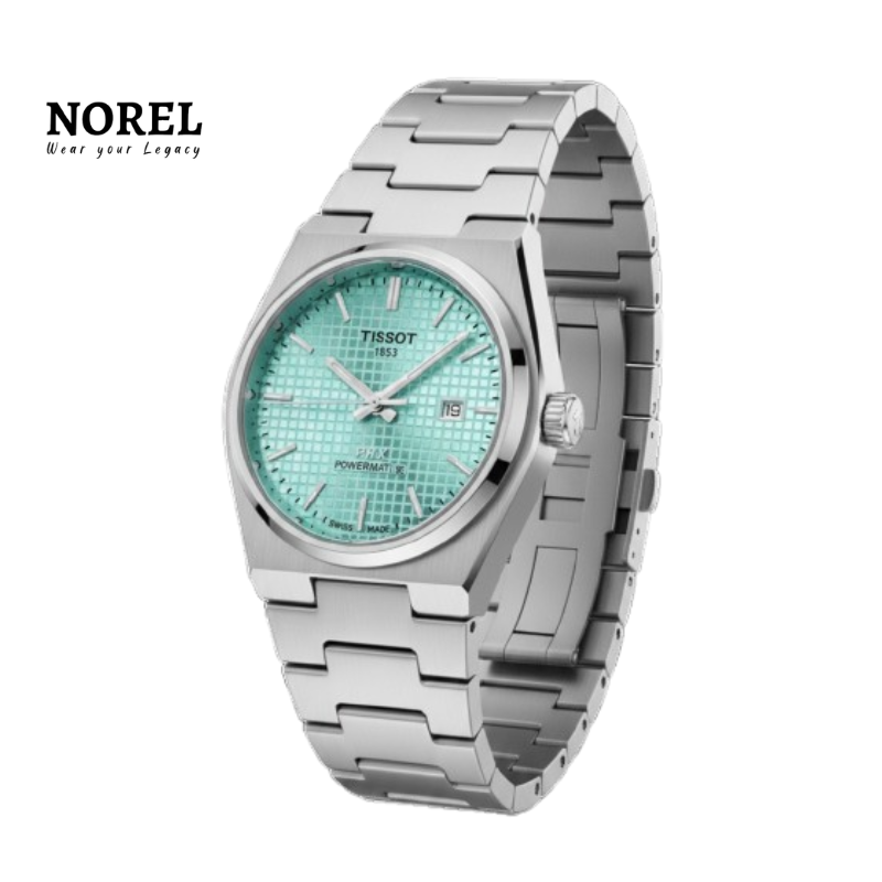 Tissot PRX 1853 – Stainless Steel Chronometer Watch For Men (Blue)