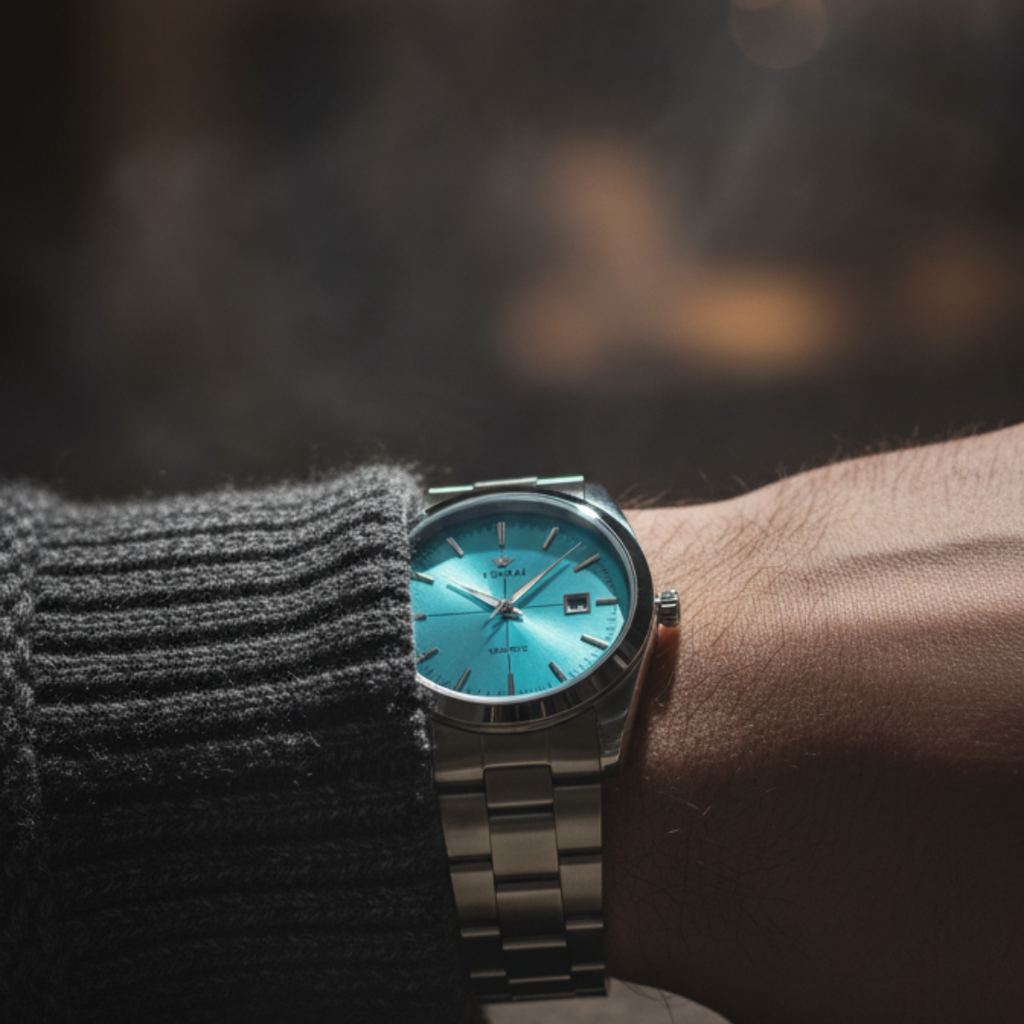 Viokai Stainless Steel Quartz Analog Watch