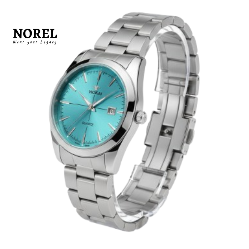 Viokai Stainless Steel Quartz Analog Watch - Blue